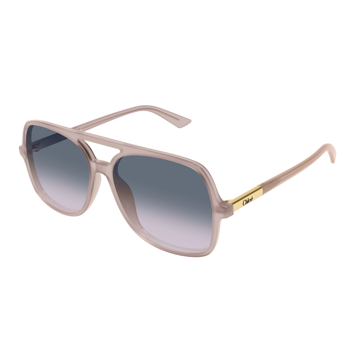 Chloé CH0364S Beige 005 de trois-quarts - Les Lunettes de Pauline
