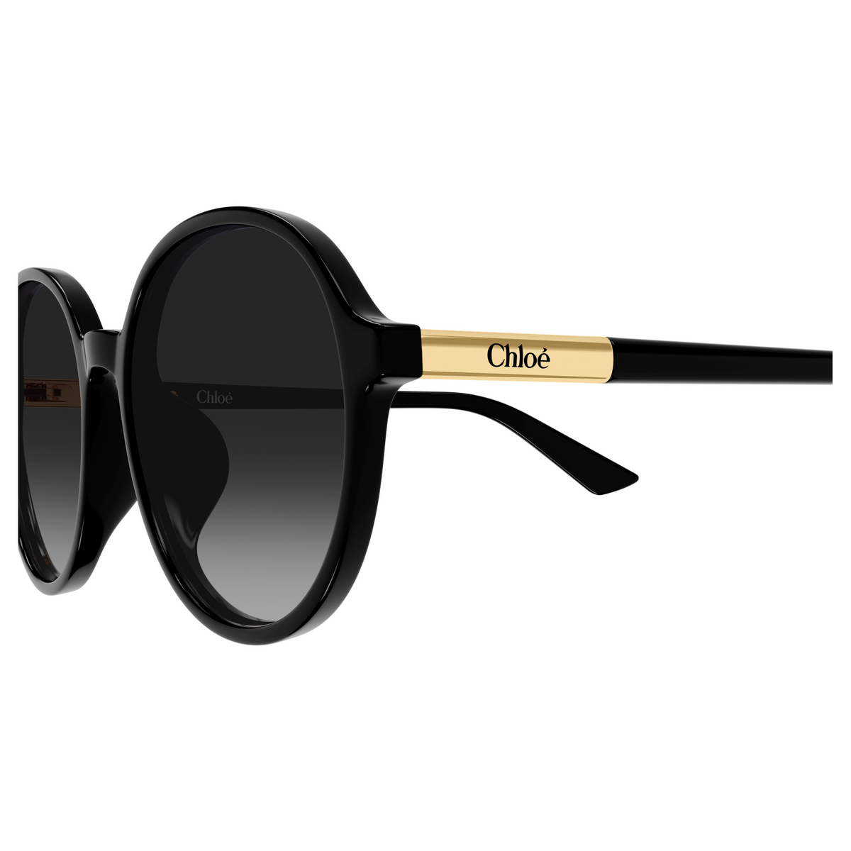 Chloé CH0365SK Noir 001, détail des branches - Les Lunettes de Pauline