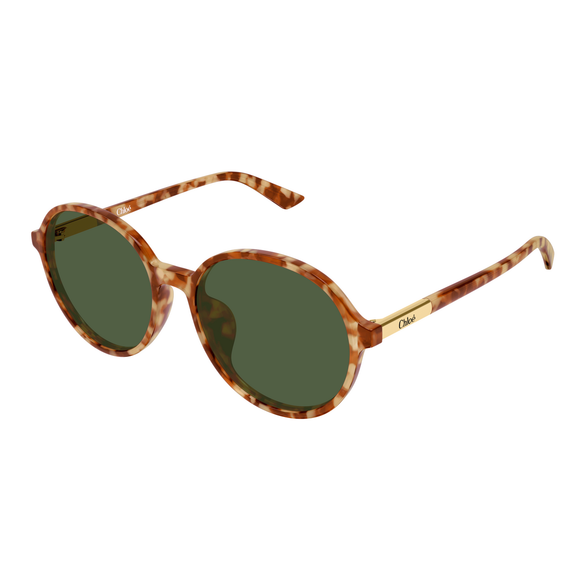 Chloé CH0365SK Écaille Blonde 004 de trois-quarts - Les Lunettes de Pauline