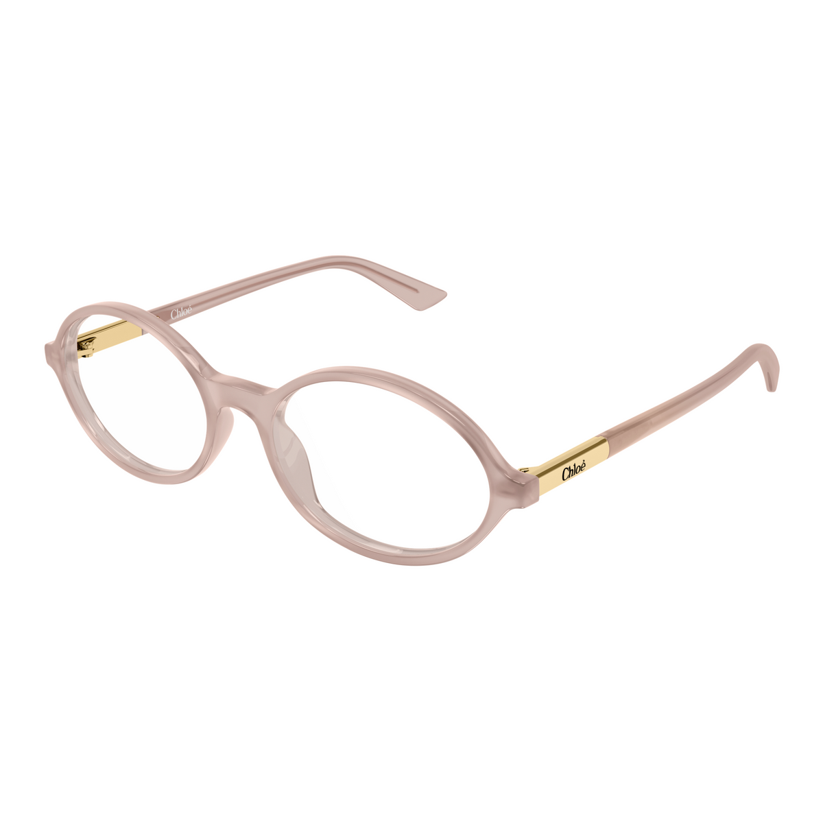 Chloé CH0367O Beige 004 de trois-quarts - Les Lunettes de Pauline