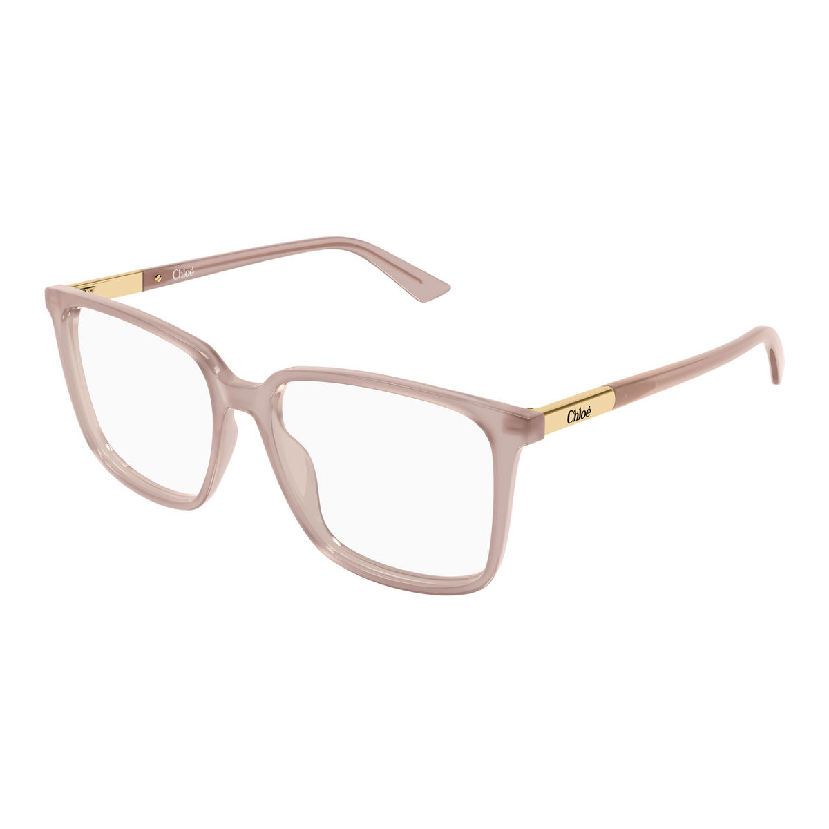Chloé CH0369O Beige 004 de trois-quarts - Les Lunettes de Pauline