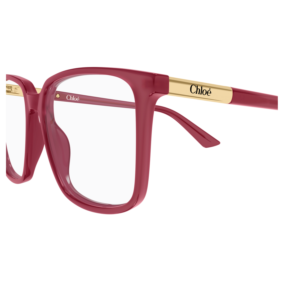 Chloé CH0369O Fuchsia 005, détail des branches - Les Lunettes de Pauline