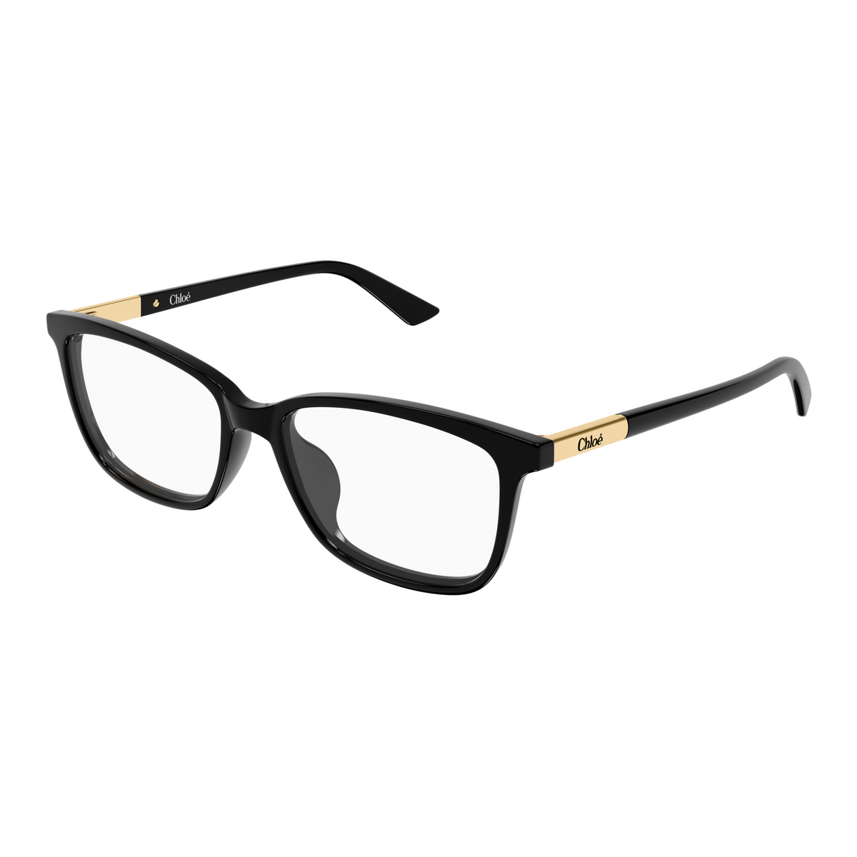 Chloé CH0371OA Noir 001 de trois-quarts - Les Lunettes de Pauline