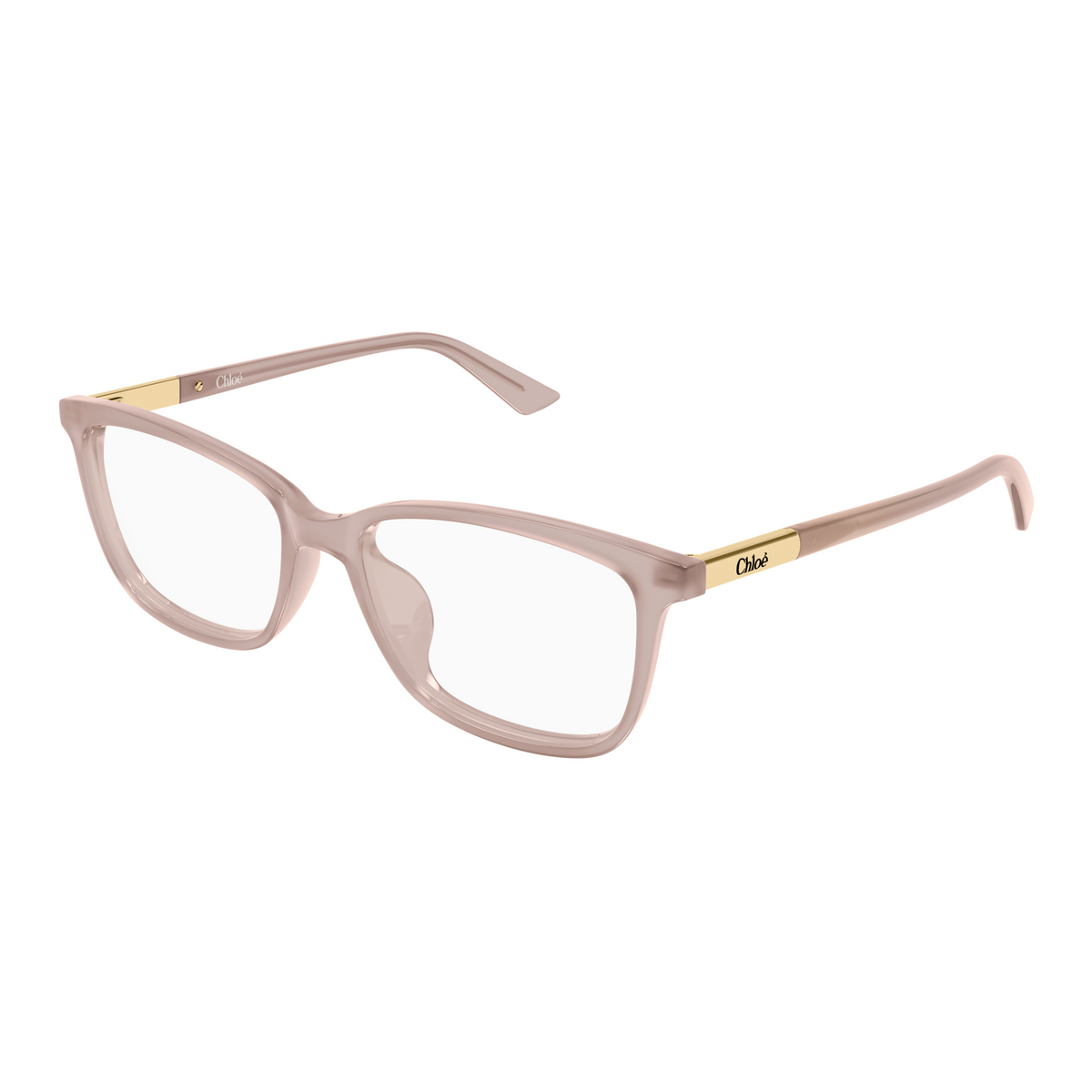 Chloé CH0371OA Beige 003 de trois-quarts - Les Lunettes de Pauline