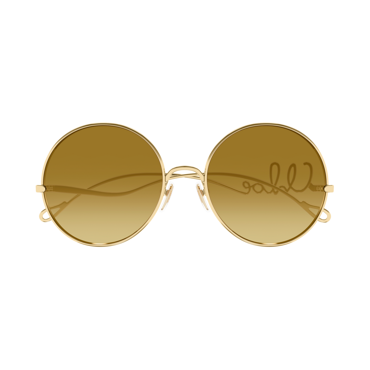Chloé CH0372S Or Verres Kaki 003 de face - Les Lunettes de Pauline