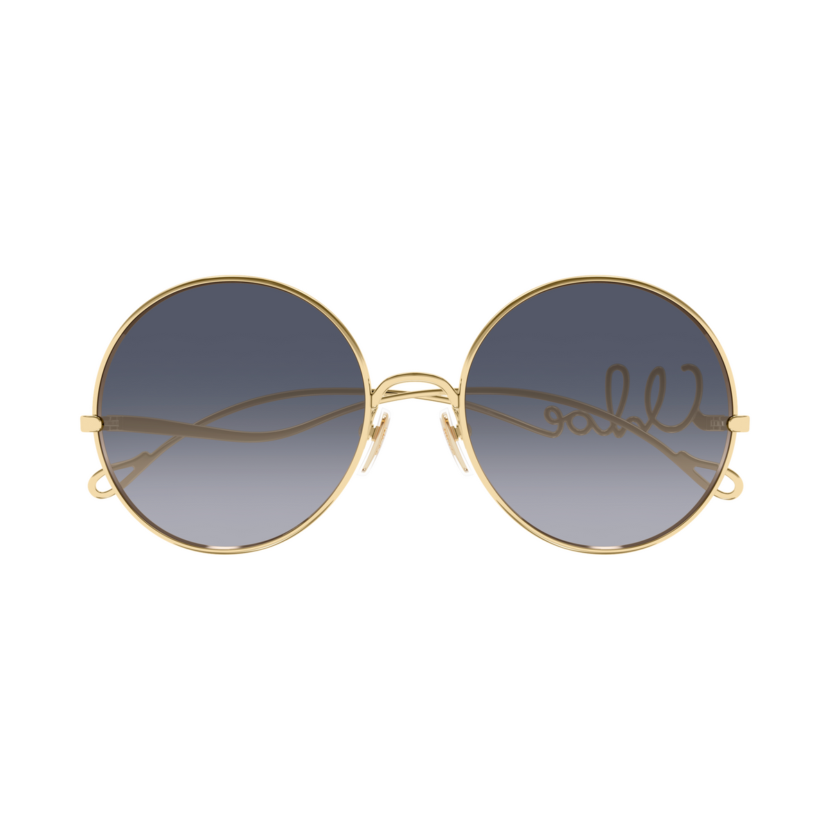 Chloé CH0372S Or Verres Gris 004 de face - Les Lunettes de Pauline