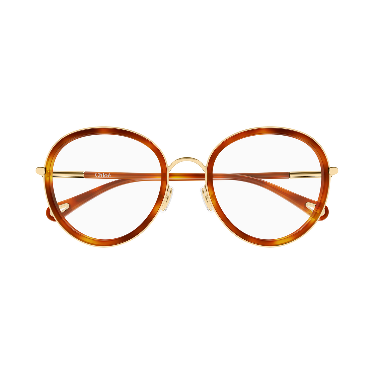 Chloé CH0374O Or et Écaille Havane 002 de face - Les Lunettes de Pauline