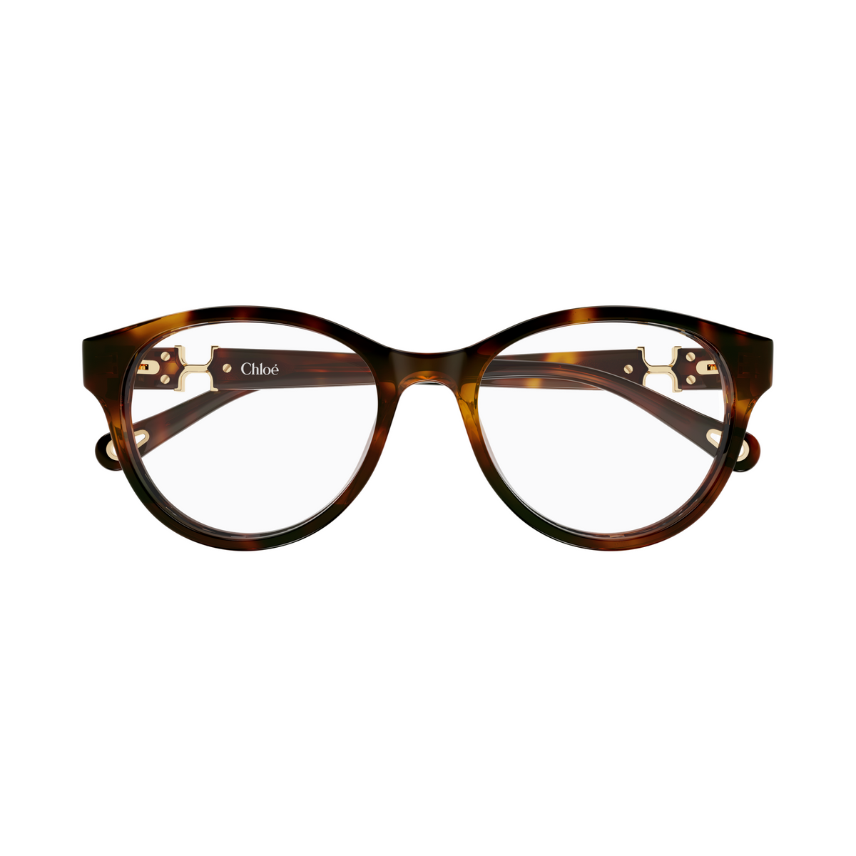 Chloé CH0376OA Écaille Havane 002 de face - Les Lunettes de Pauline