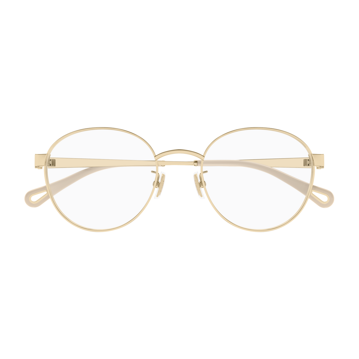 Chloé CH0377OA Or et Ivoire 001 de face - Les Lunettes de Pauline