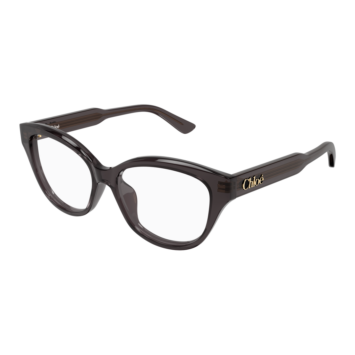 Chloé CH0381OL Gris Anthracite 001 de trois-quarts - Les Lunettes de Pauline
