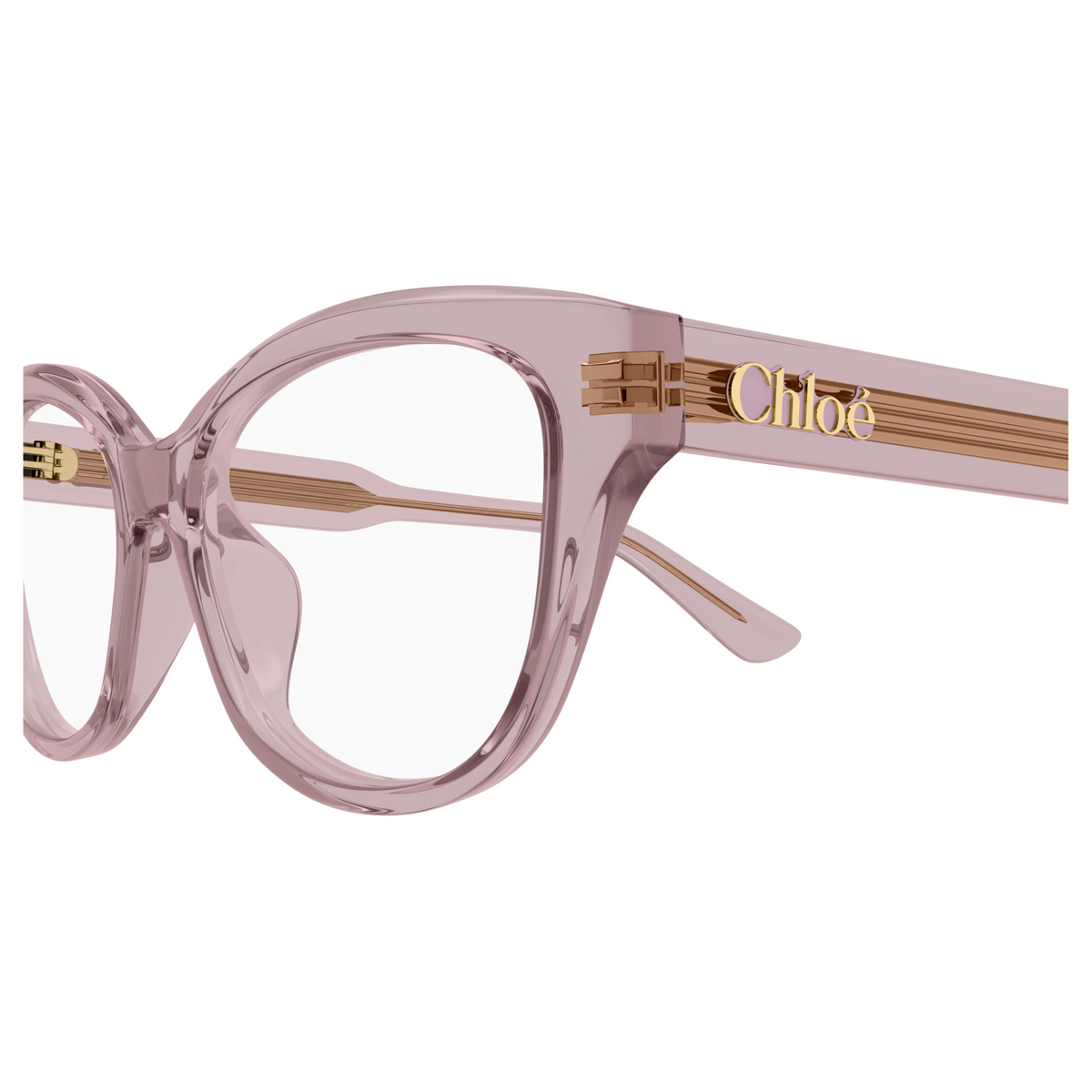 Chloé CH0381OL Rose 004, détail des branches - Les Lunettes de Pauline