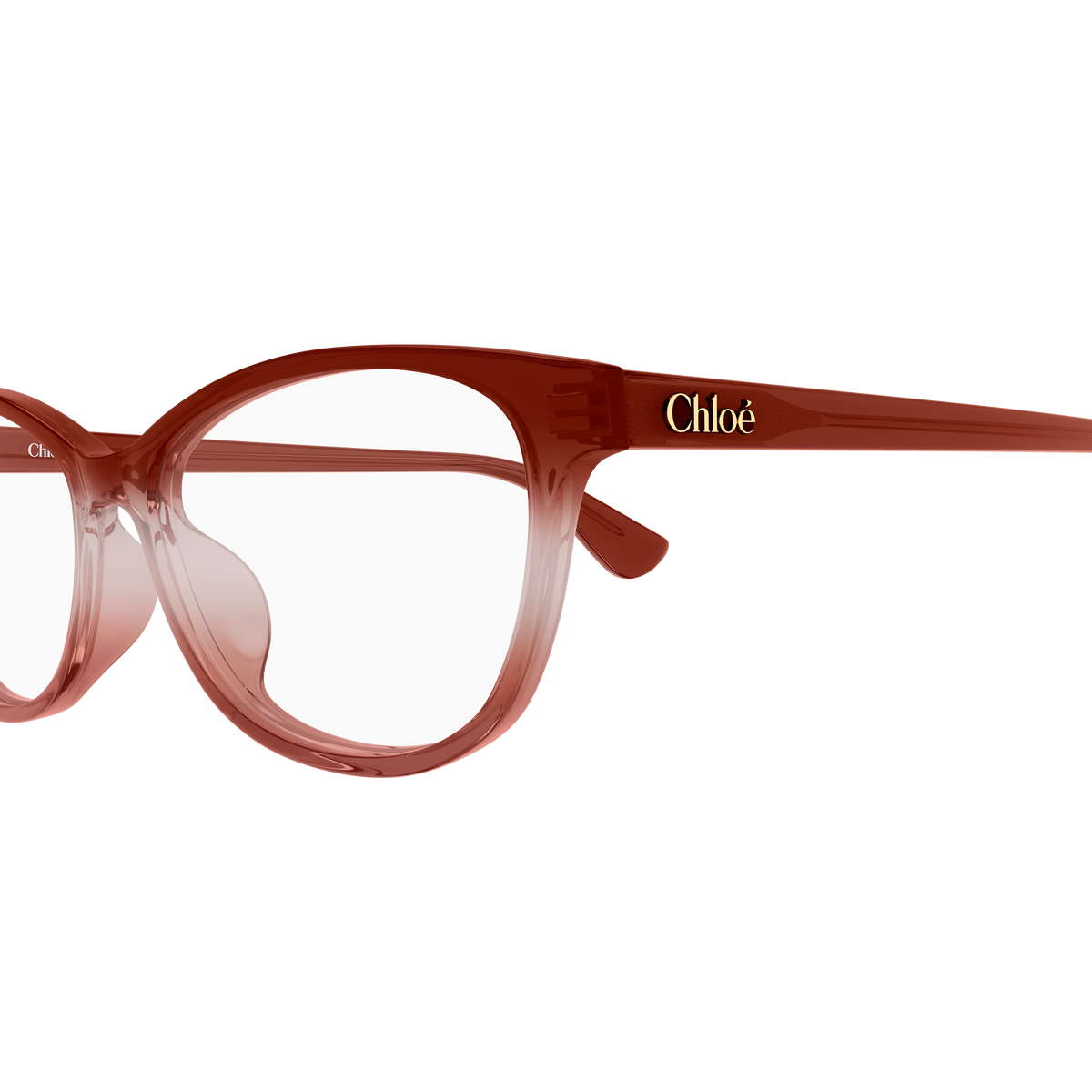 Chloé CH0394OL Bordeaux 009 en détail des branches - Les Lunettes de Pauline