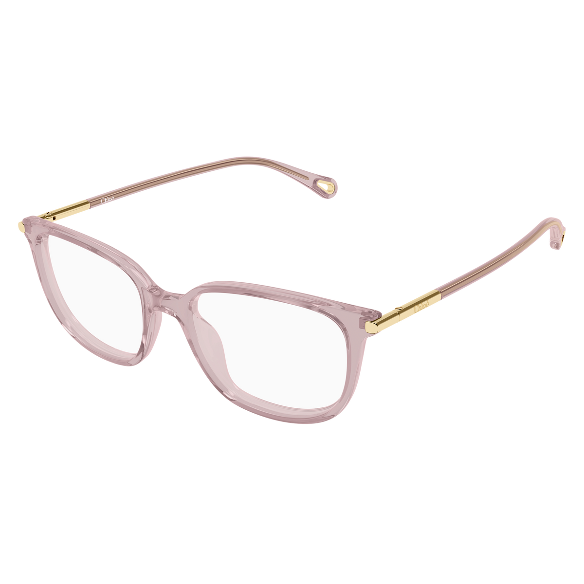 Chloé CH0400O Rose 005 de trois-quarts - Les Lunettes de Pauline
