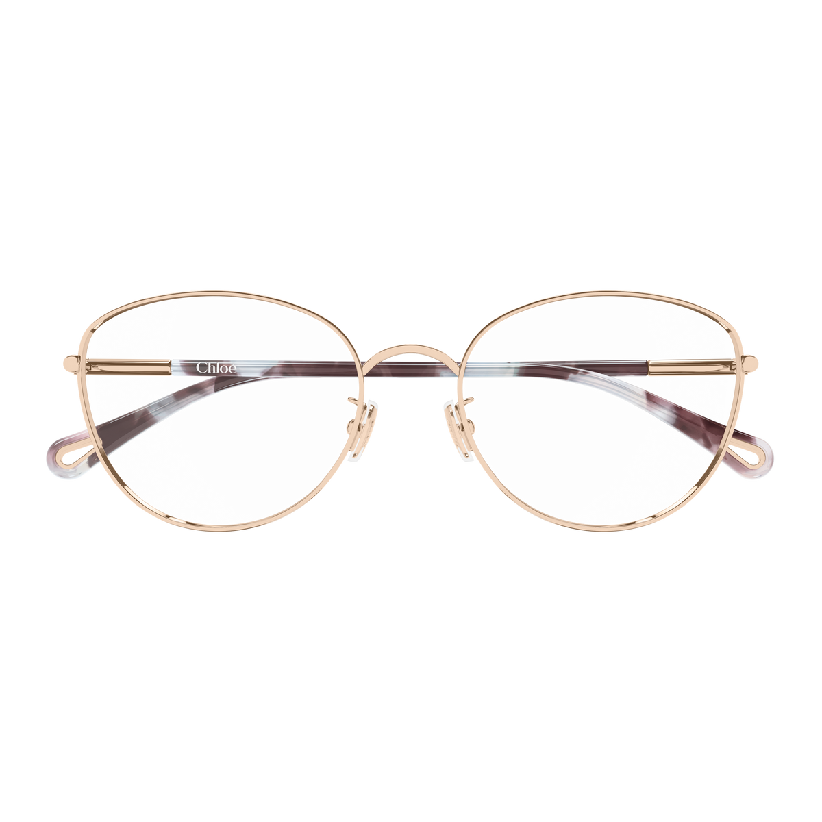 Chloé CH0401OA Or et Écaille Havane 001 de face - Les Lunettes de Pauline