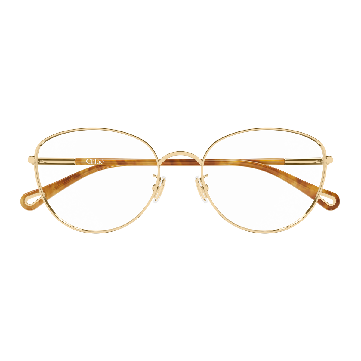 Chloé CH0401OA Or et Écaille Havane 002 de face - Les Lunettes de Pauline