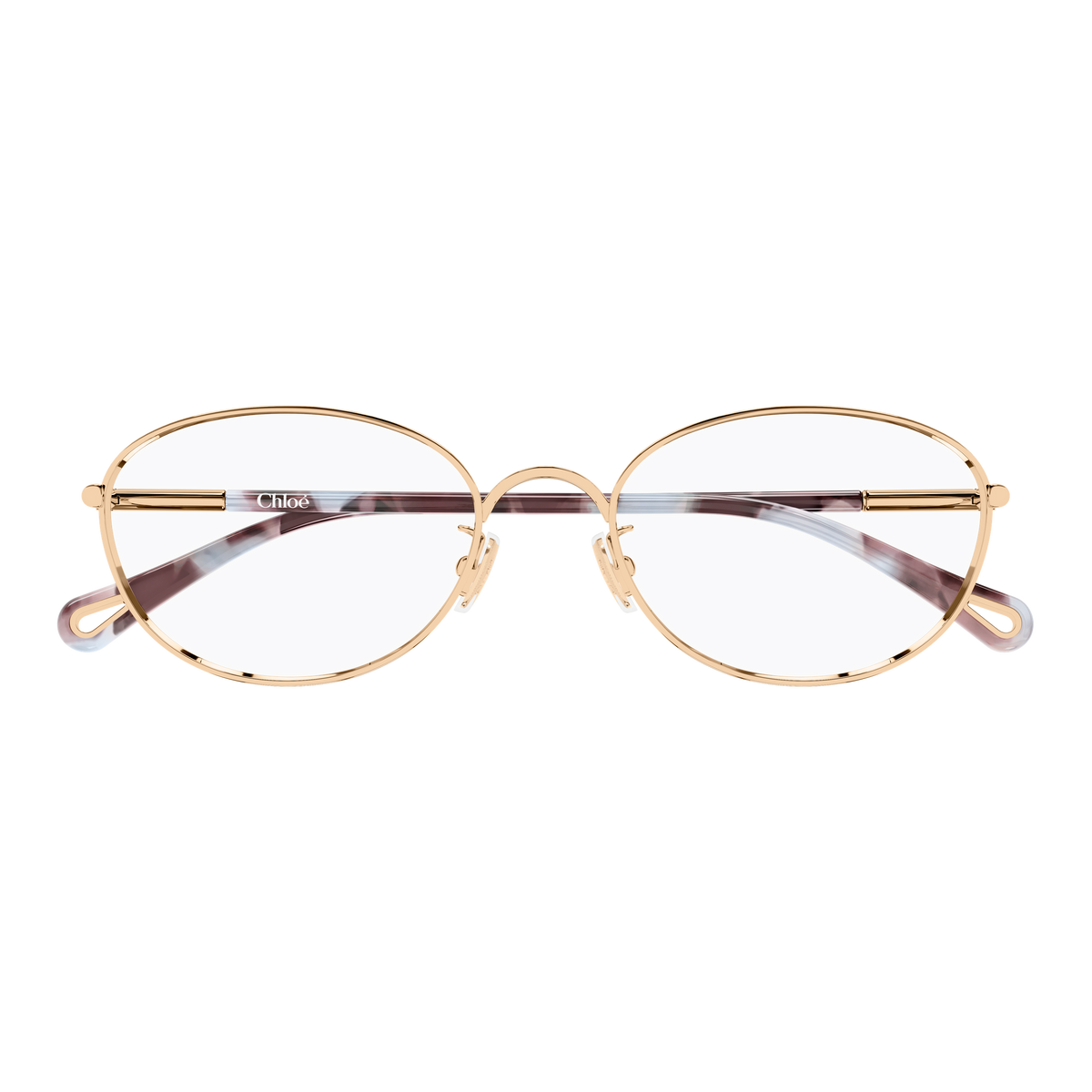 Chloé CH0402OA Or et Écaille Havane 001 de face - Les Lunettes de Pauline