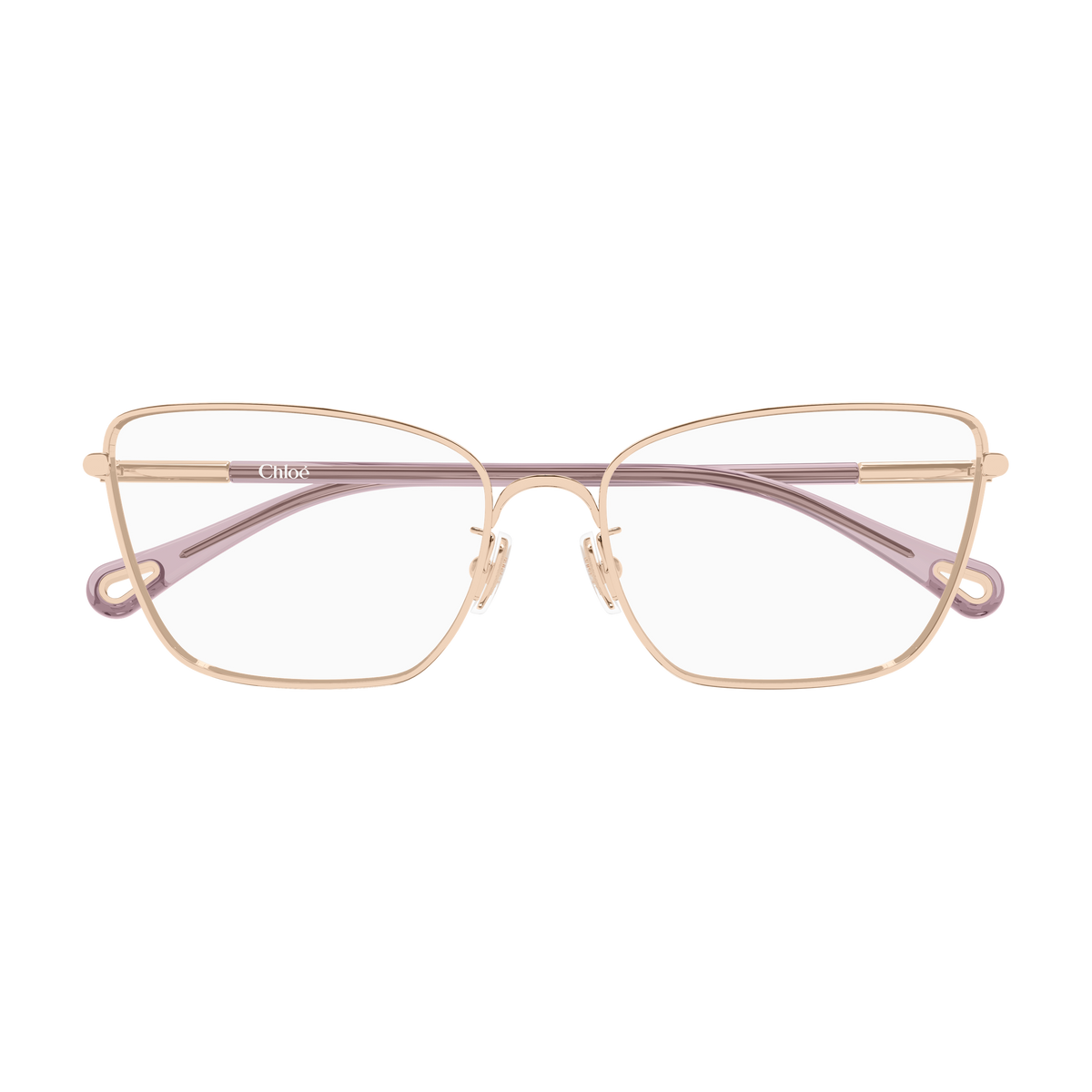 Chloé CH0403O Or et Rose 001 de face - Les Lunettes de Pauline