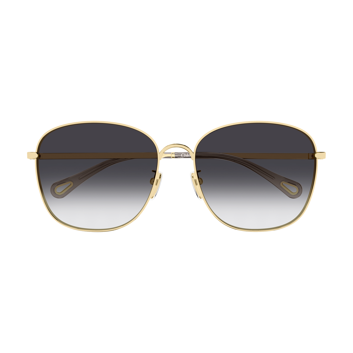 Chloé CH0407SK Or Verres Gris 001 de face - Les Lunettes de Pauline