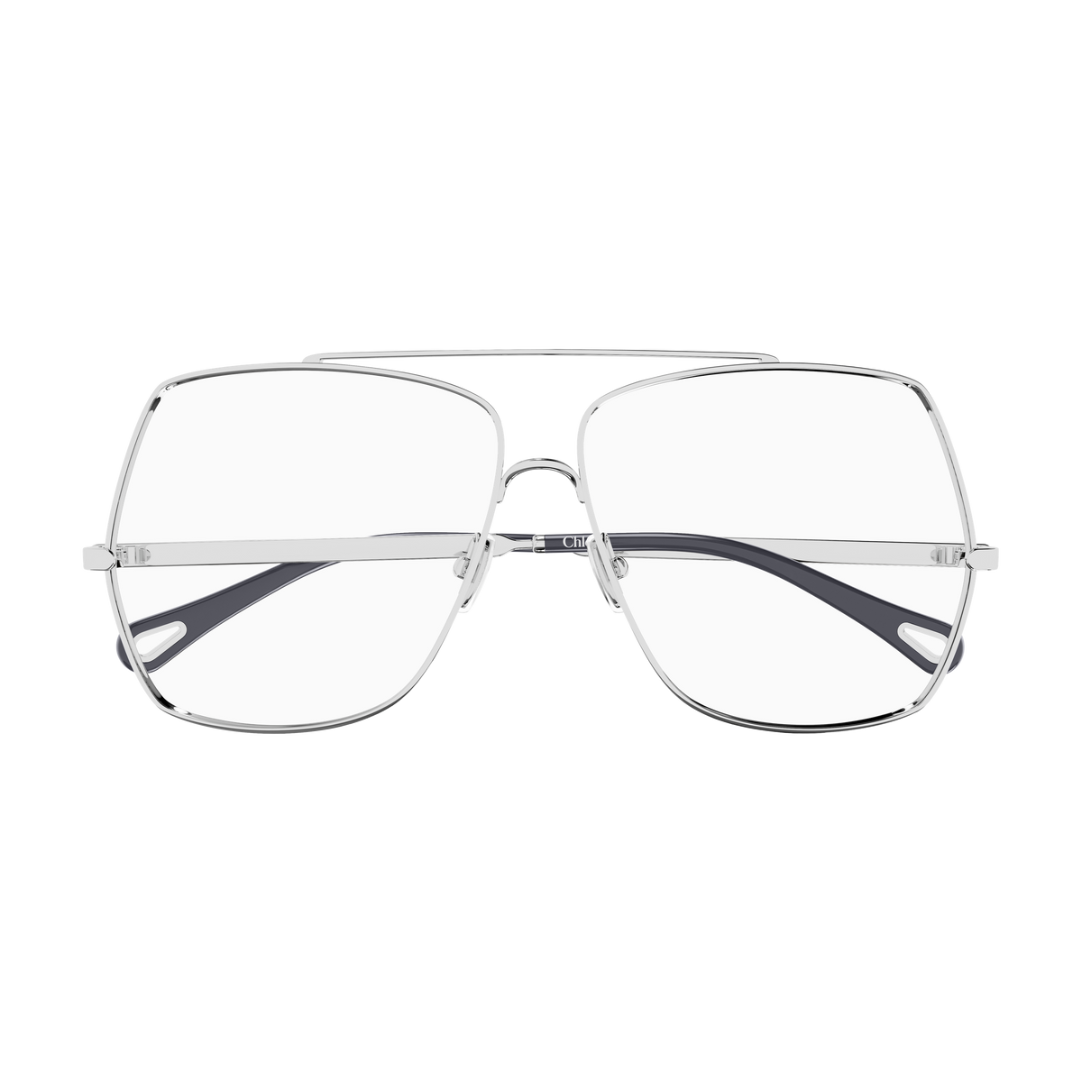 Chloé CH0409O Argent 003 de face - Les Lunettes de Pauline