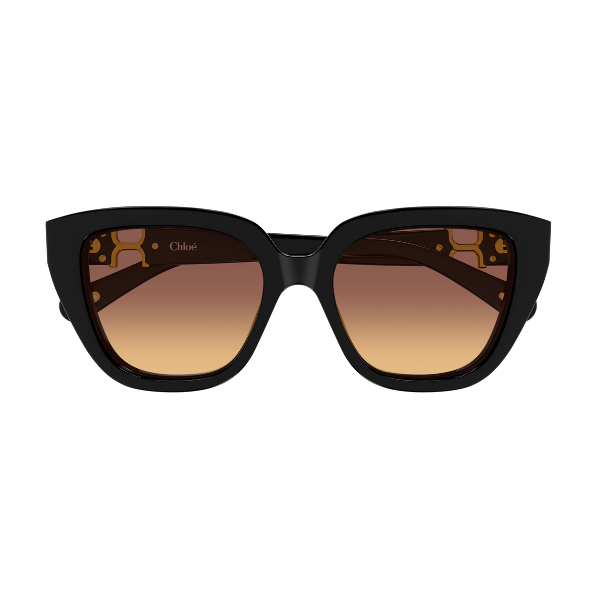 Chloé CH0410S Noir 001 de face - Les Lunettes de Pauline