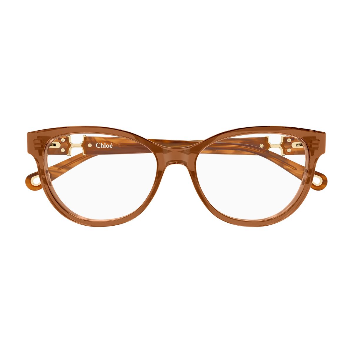 Chloé CH0411OL Brun et Écaille Havane 004 de face - Les Lunettes de Pauline