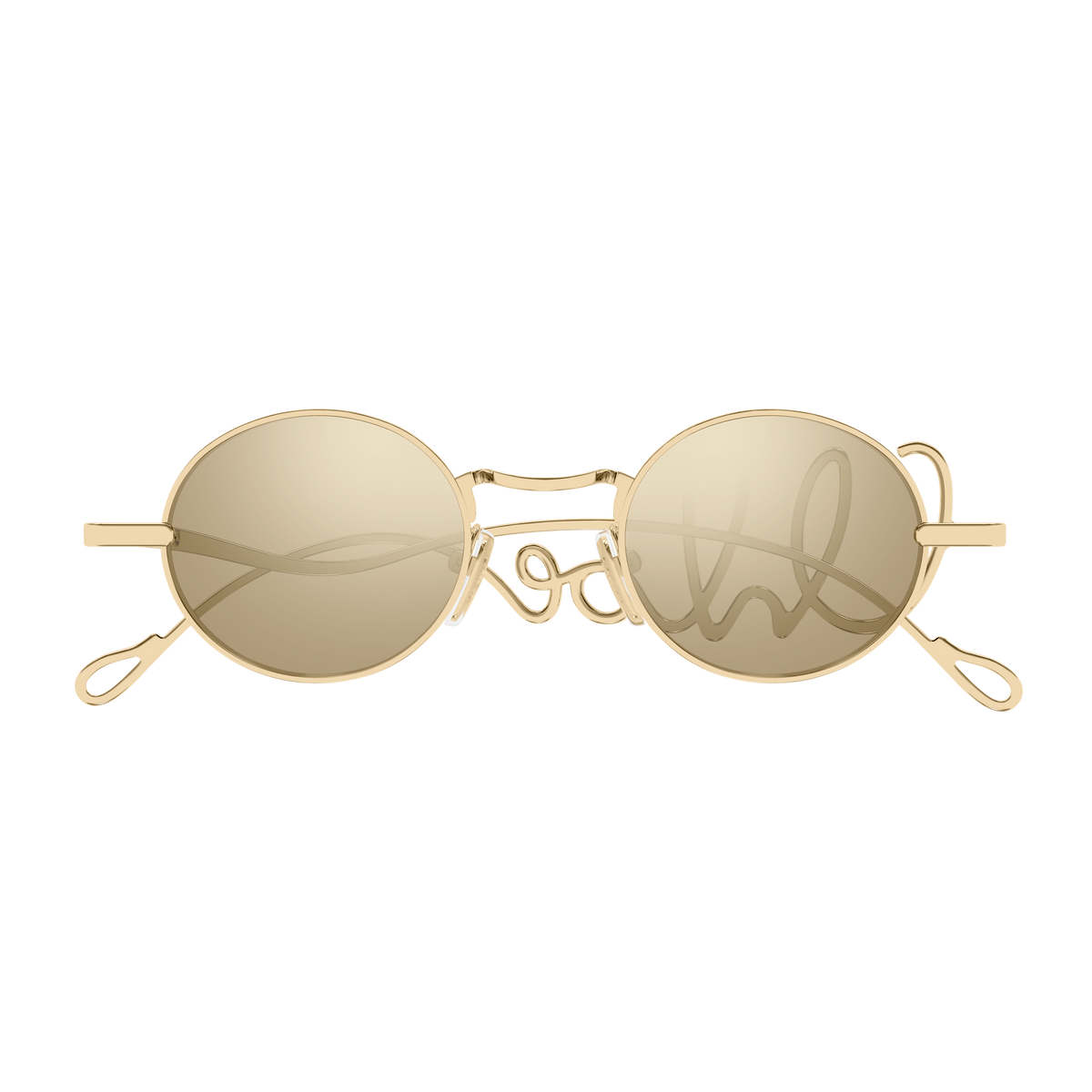 Chloé CH0413S Or 001 de face - Les Lunettes de Pauline