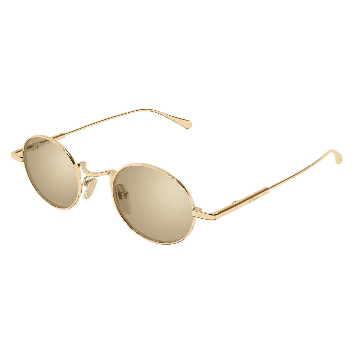 Chloé CH0414S Or 001 de trois-quarts - Les Lunettes de Pauline