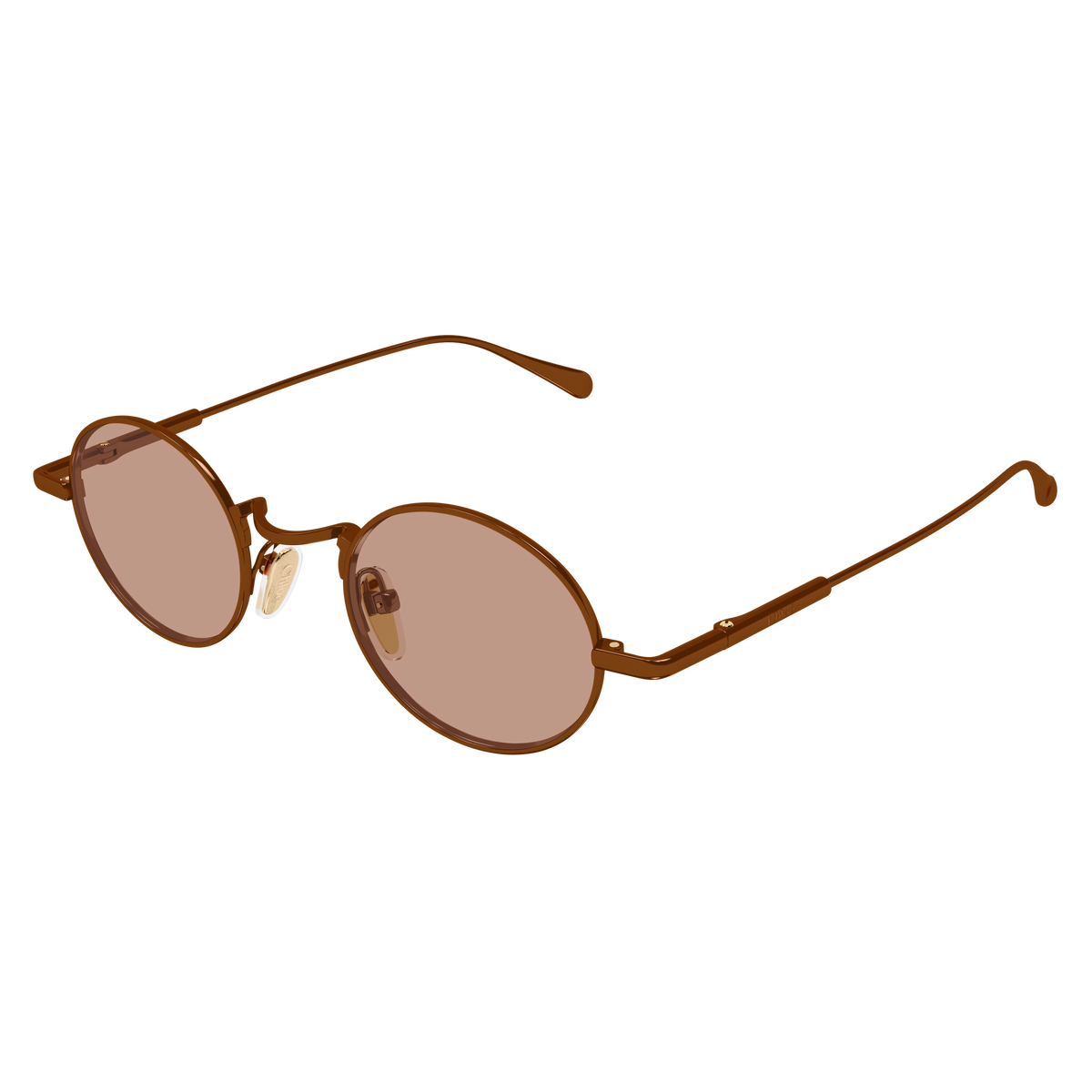 Chloé CH0414S Brun 005 de trois-quarts - Les Lunettes de Pauline