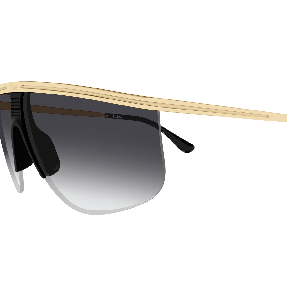 Chloé CH0415S Or 001 en détail des branches - Les Lunettes de Pauline
