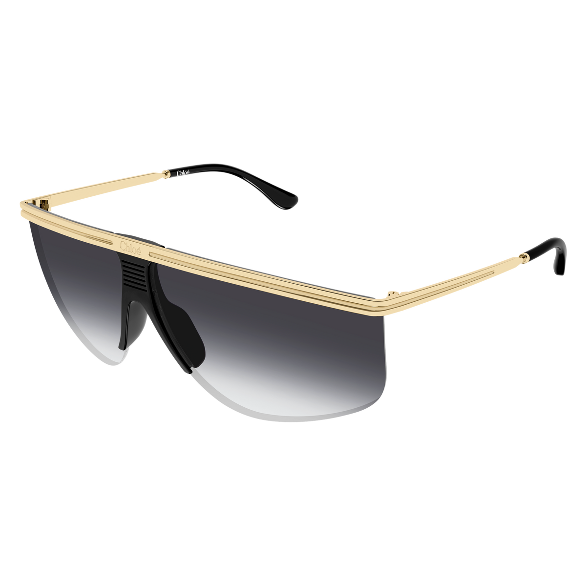 Chloé CH0415S Or 001 de trois-quarts - Les Lunettes de Pauline