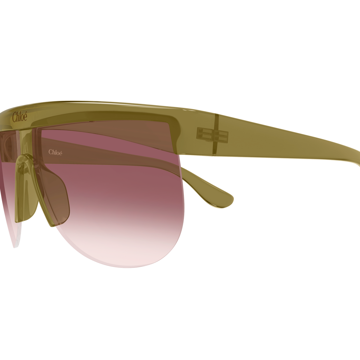 Chloé CH0416S Vert 005 en détail des branches - Les Lunettes de Pauline