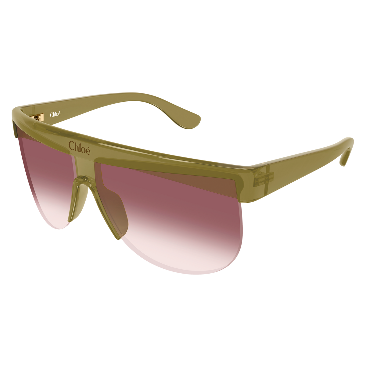 Chloé CH0416S Vert 005 de trois-quarts - Les Lunettes de Pauline