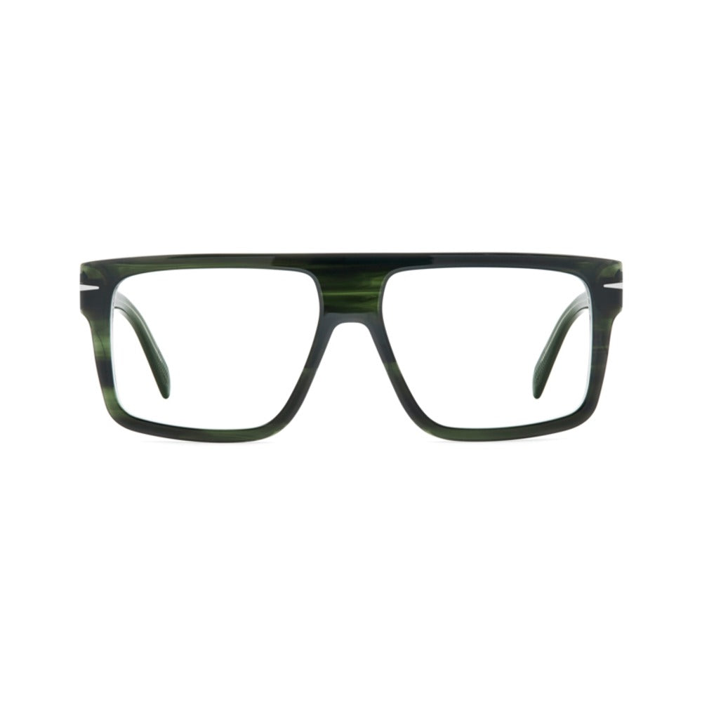 David Beckham DB 7154 B59 vert kaki, vue de face - Les Lunettes de Pauline
