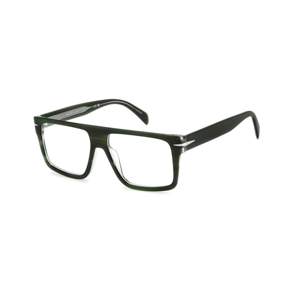 David Beckham DB 7154 B59 vert kaki, vue trois quarts - Les Lunettes de Pauline