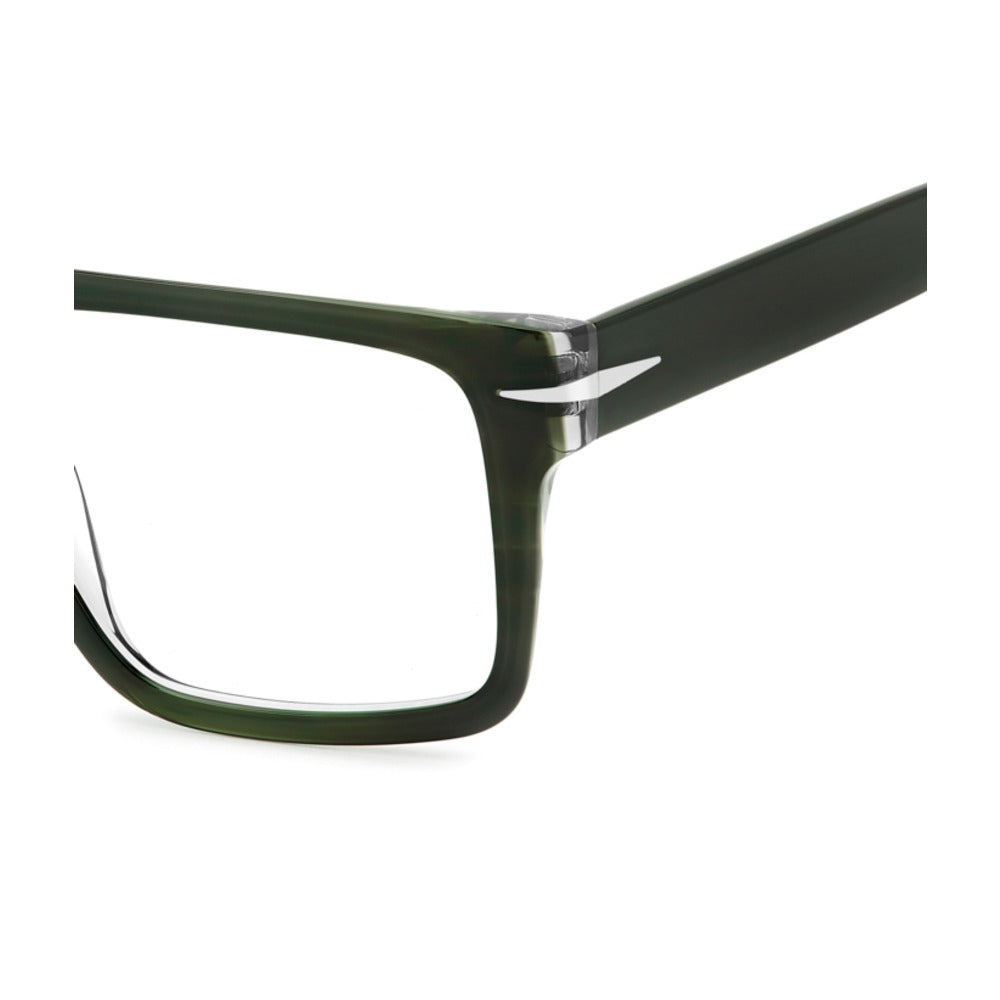 David Beckham DB 7154 B59, détail du losange argenté - Les Lunettes de Pauline