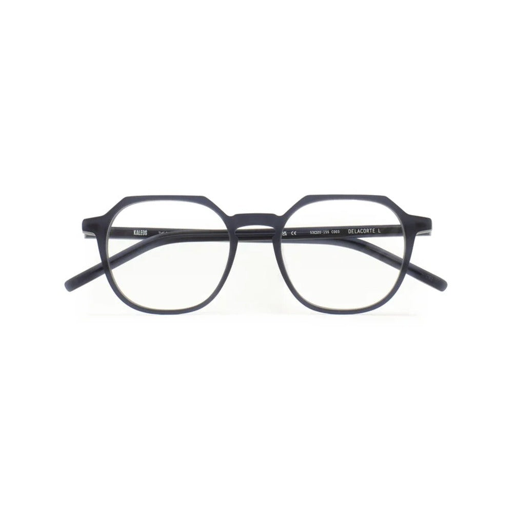 Kaleos Delacorte L Bleu Marine Cristal Mat 03 de face - Les Lunettes de Pauline