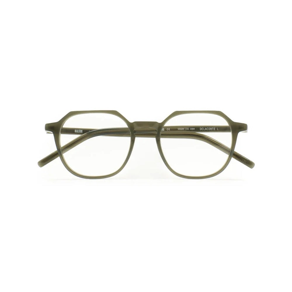 Kaleos Delacorte L Kaki Laiteux 04 de face - Les Lunettes de Pauline