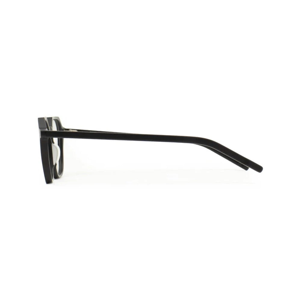 Kaleos Delacorte M Noir Mat 01 vue de profil - Les Lunettes de Pauline