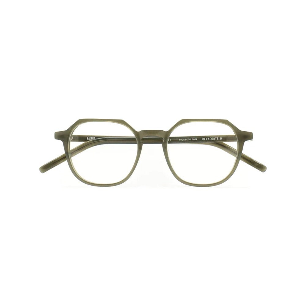 Kaleos Delacorte M Kaki Laiteux 04 de face - Les Lunettes de Pauline