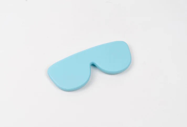 Étui à lunettes en silicone bleu - Lups The Case - Les Lunettes de Pauline