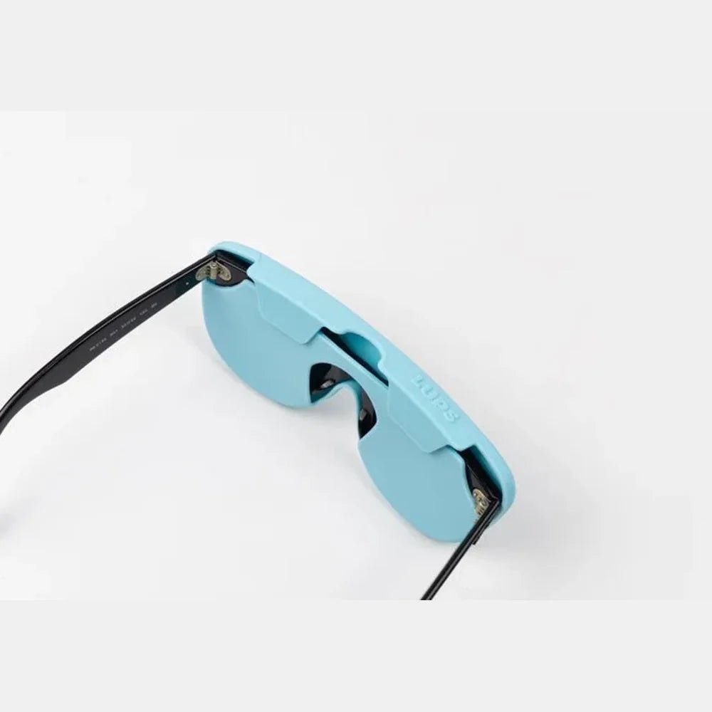 Étui à lunettes en silicone Bleu - Lups The Case - Les Lunettes de Pauline