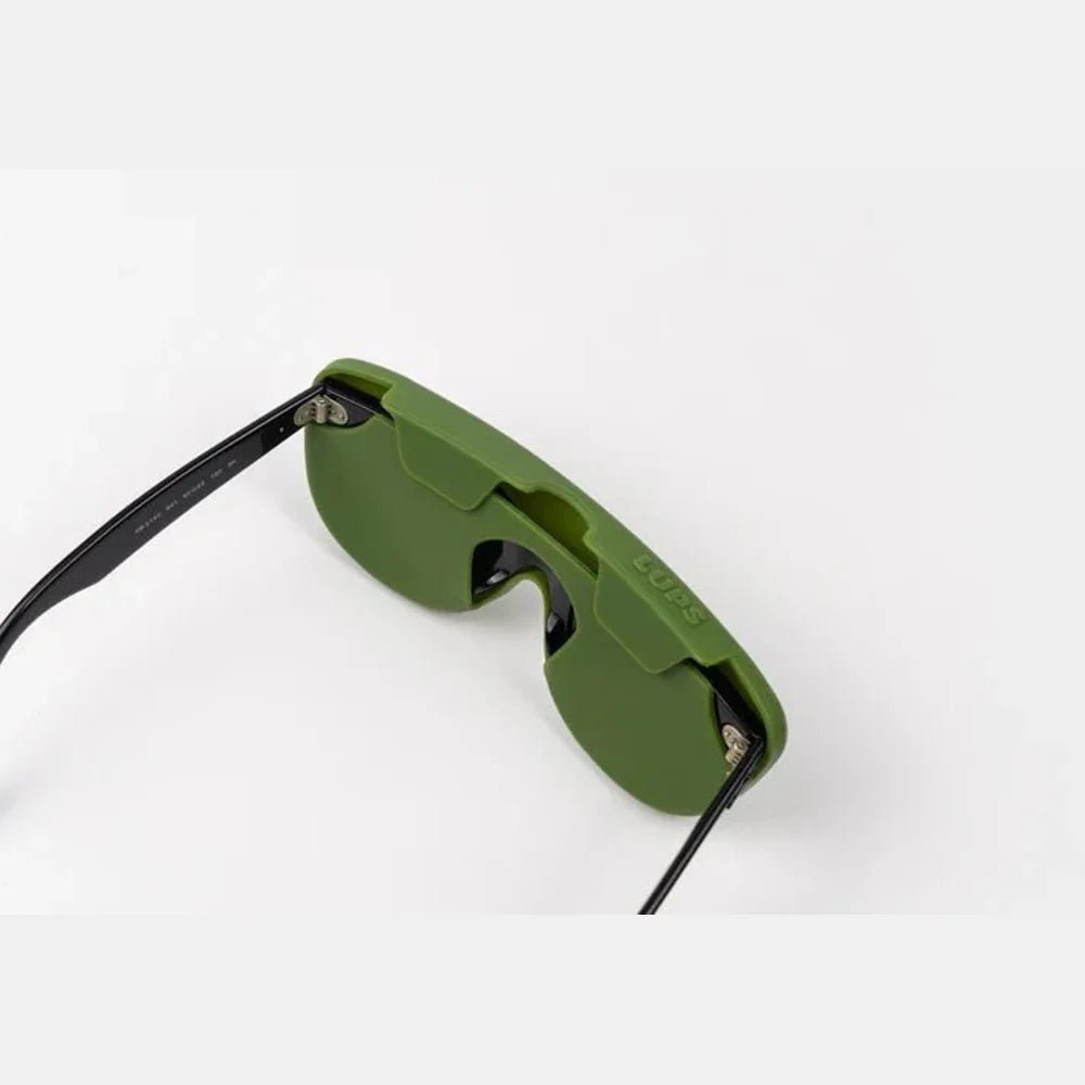 Étui à lunettes en silicone Vert - Lups The Case - Les Lunettes de Pauline