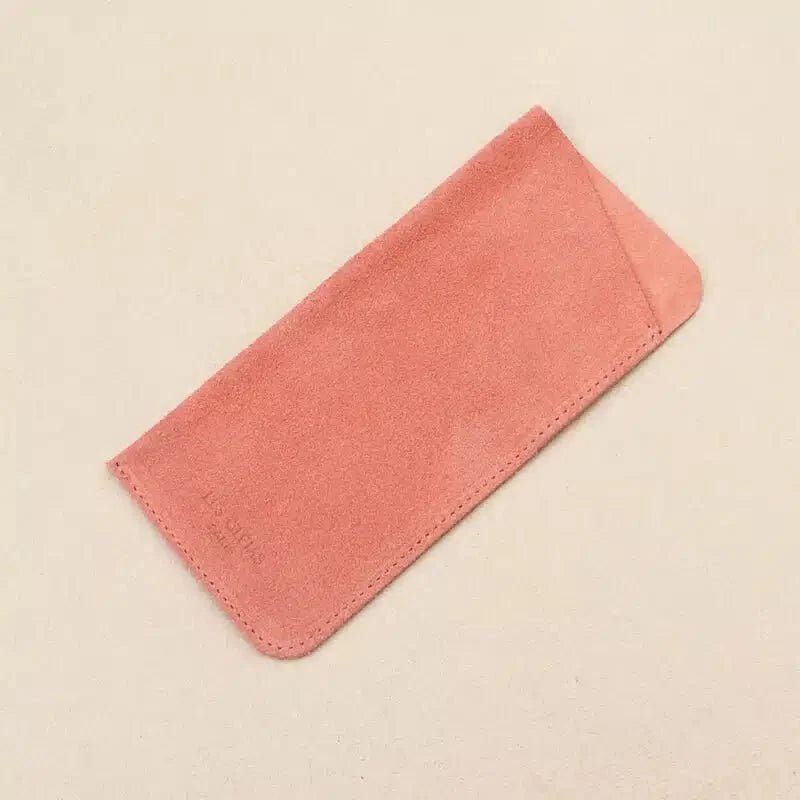 Étui à lunettes souple en cuir Corail - Les Cléias - Les Lunettes de Pauline