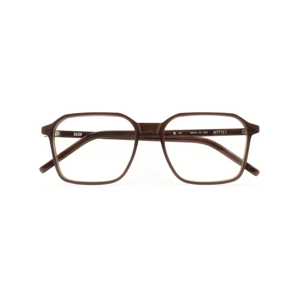 Kaleos Gettis L Marron Laiteux 02 de face - Les Lunettes de Pauline