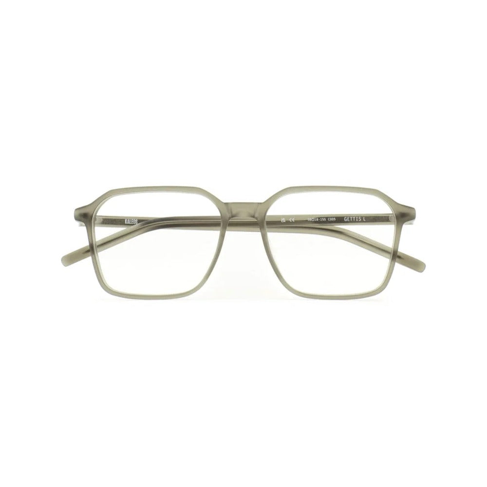 Kaleos Gettis L Vert Cristal Mat 05 de face - Les Lunettes de Pauline