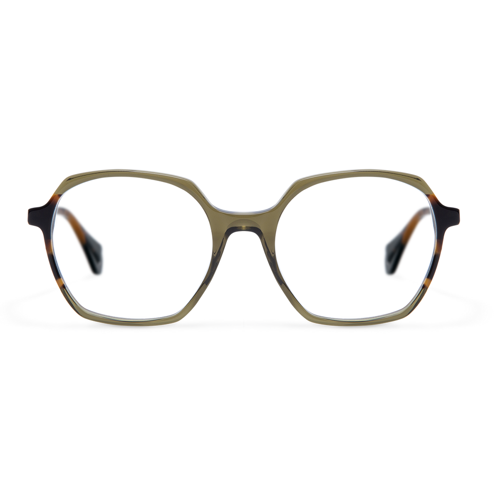 Gigi Studios Abigail Vert Kaki 33 de face - Les Lunettes de Pauline