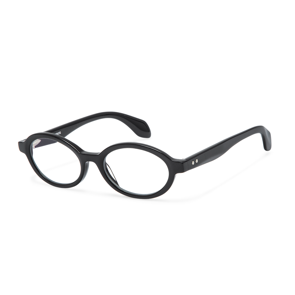 Gigi Studios Cassia Noir Brillant 11 vue trois-quarts - Les Lunettes de Pauline