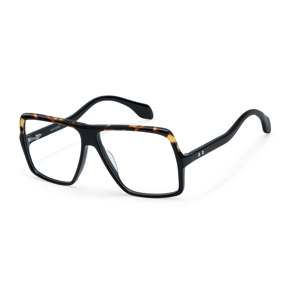 Gigi Studios Julia Noir Écaille 10 vue trois-quarts - Les Lunettes de Pauline