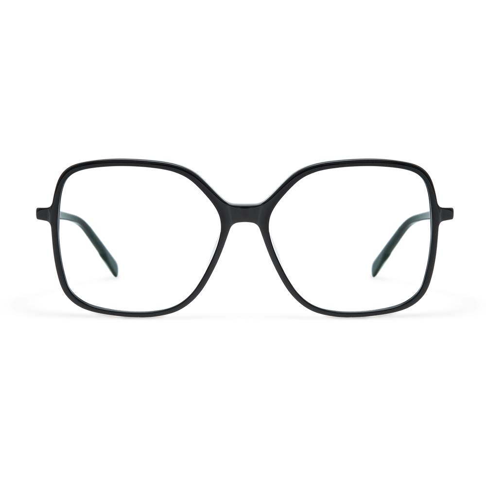 Gigi Studios Taro Noir Brillant 11 de face - Les Lunettes de Pauline