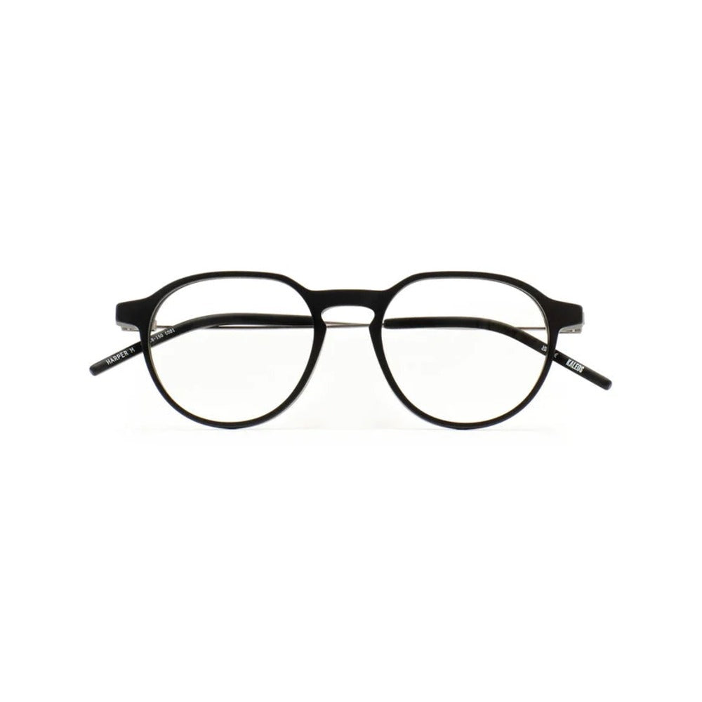 Kaleos Harper M Noir Mat 01 de face - Les Lunettes de Pauline